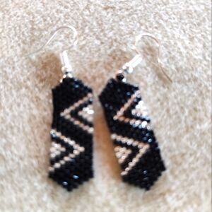 Handcrafted beaded  earrings